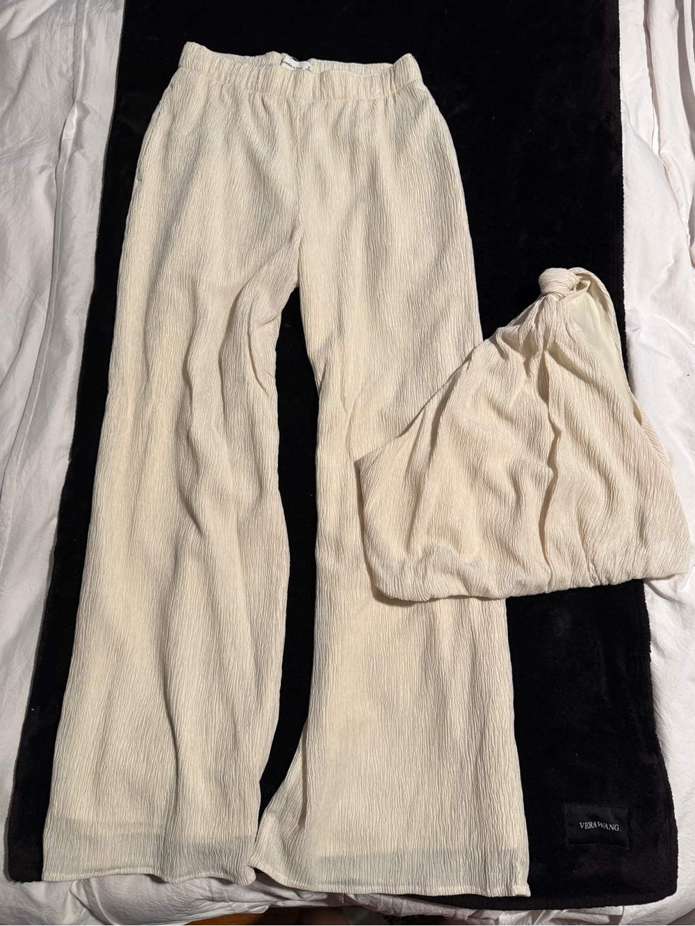 Abercrombie & Fitch Cream Textured Lounge set